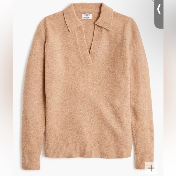J. Crew Sweaters - J Crew // Sweater-polo in extra-soft yarn